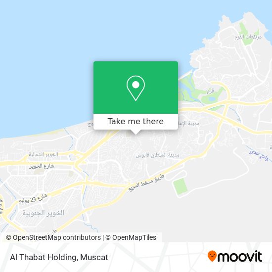 Al Thabat Holding map