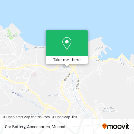 Car Battery, Accessories map