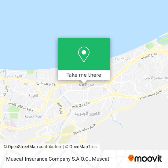 Muscat Insurance Company S.A.O.C. map