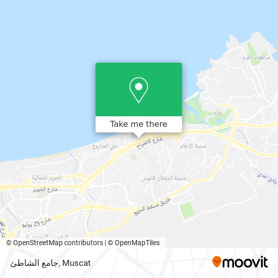 جامع الشاطئ map