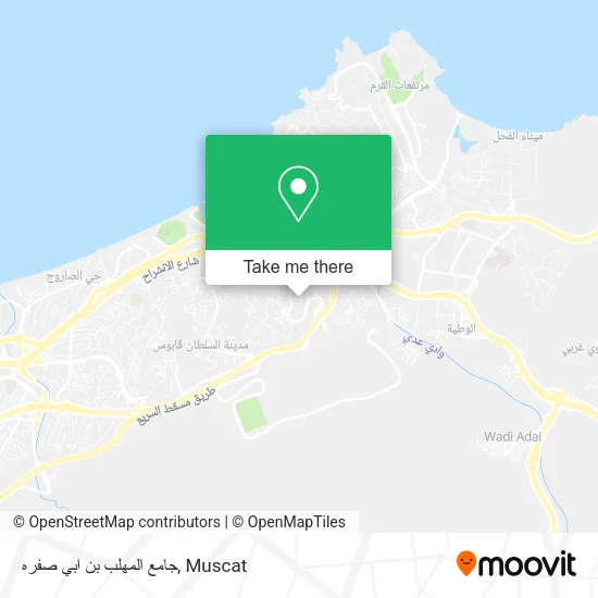 جامع المهلب بن ابي صفره map