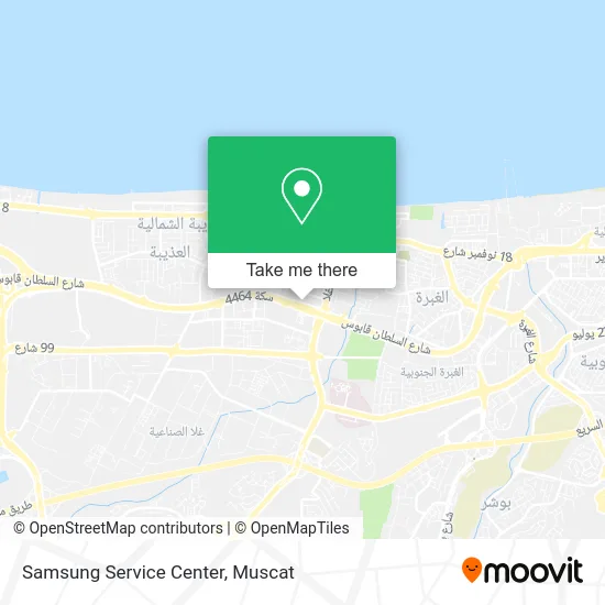Samsung Service Center map