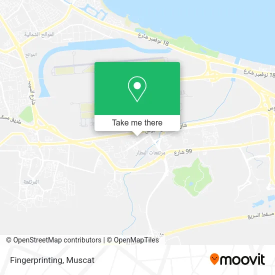 Fingerprinting map