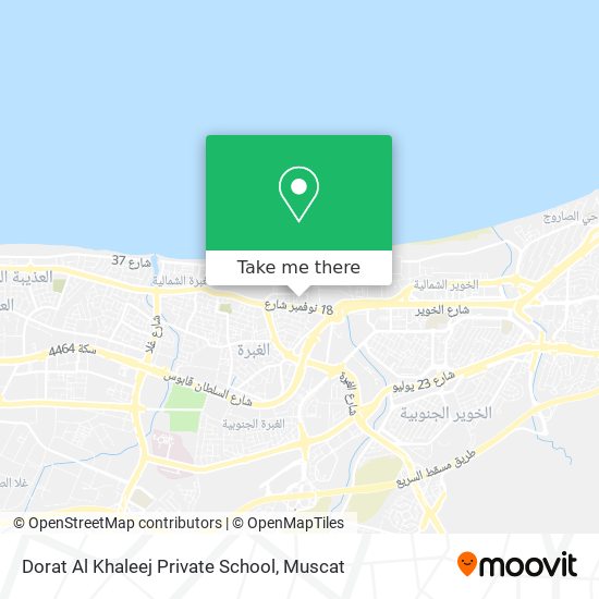 Dorat Al Khaleej Private School map