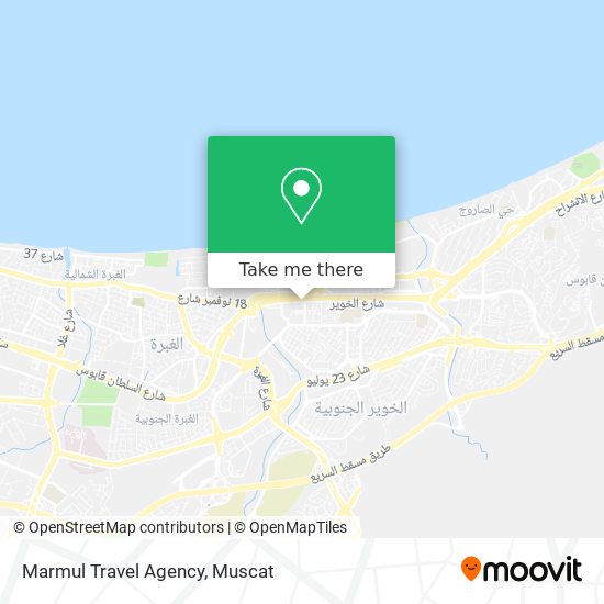 Marmul Travel Agency map