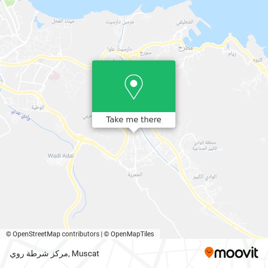 مركز شرطة روي map