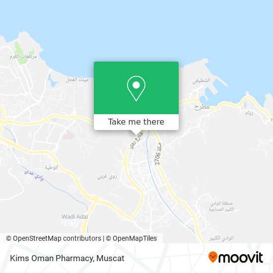 Kims Oman Pharmacy map