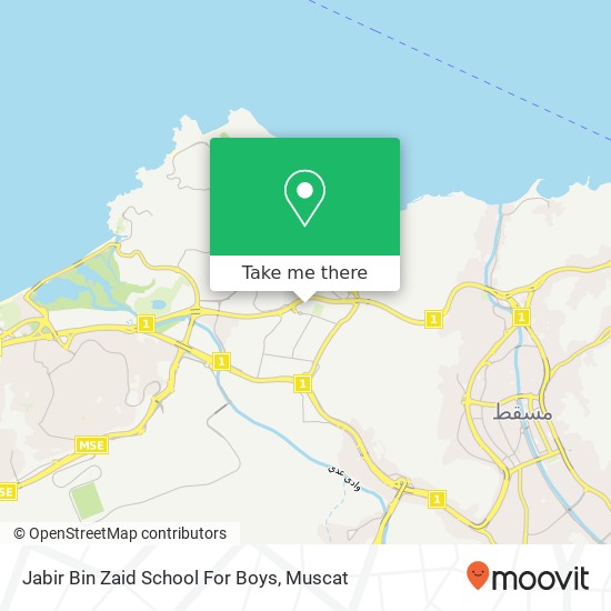 Jabir Bin Zaid School For Boys map