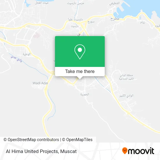 Al Hima United Projects map