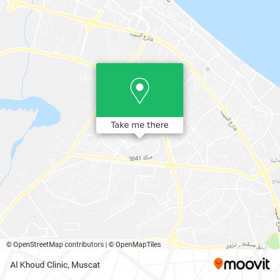 Al Khoud Clinic map