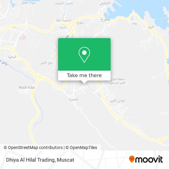 Dhiya Al Hilal Trading map