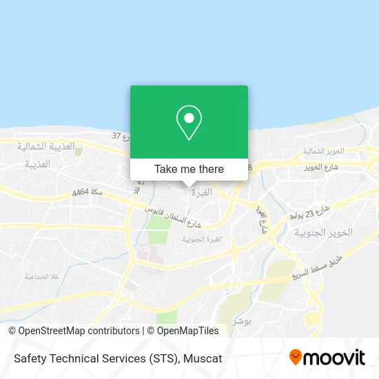 Safety Technical Services (STS) map