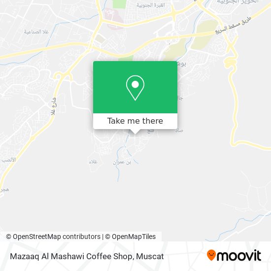 Mazaaq Al Mashawi Coffee Shop map