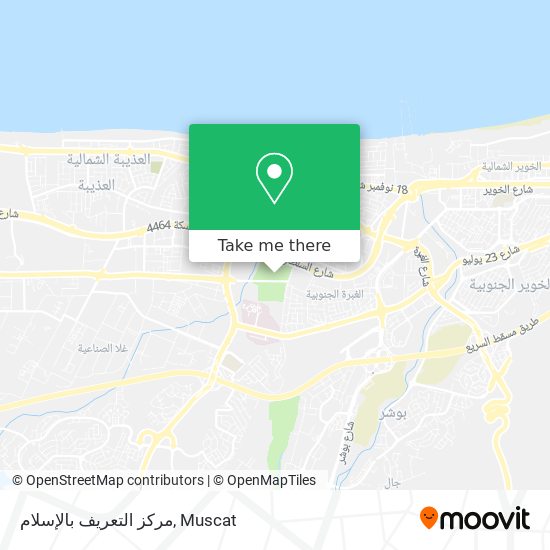 مركز التعريف بالإسلام map