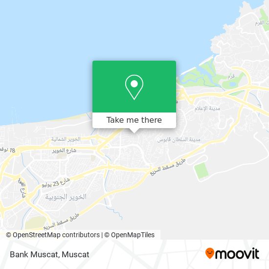 Bank Muscat map