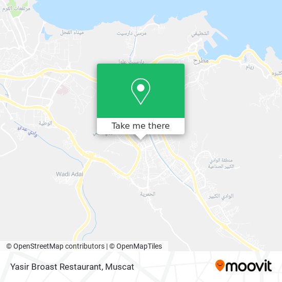 Yasir Broast Restaurant map
