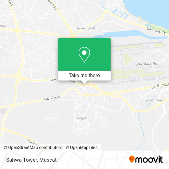 Sahwa Tower map