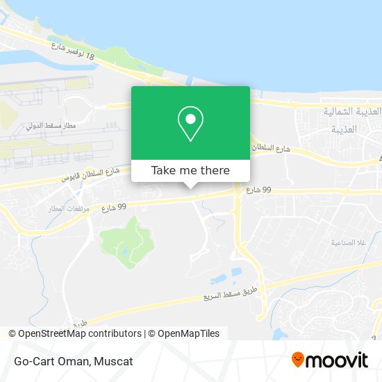 Go-Cart Oman map