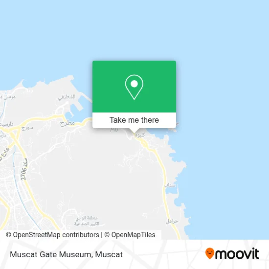 Muscat Gate Museum map