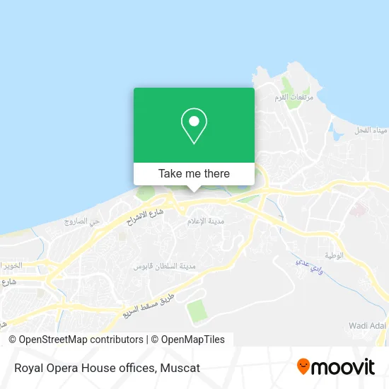 Royal Opera House offices map