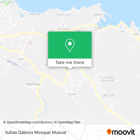 Sultan Qaboos Mosque map
