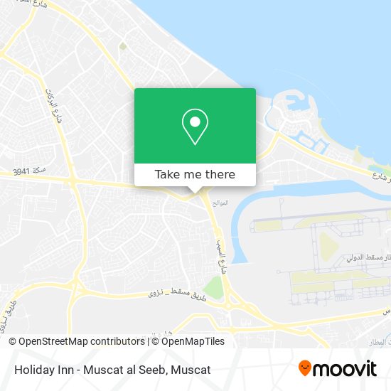 Holiday Inn - Muscat al Seeb map