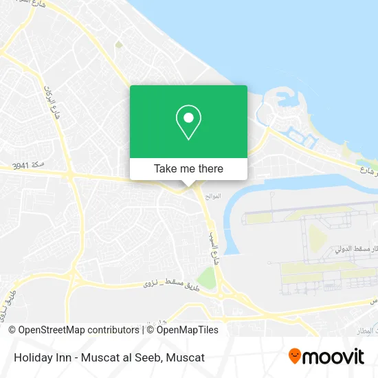 Holiday Inn - Muscat al Seeb map