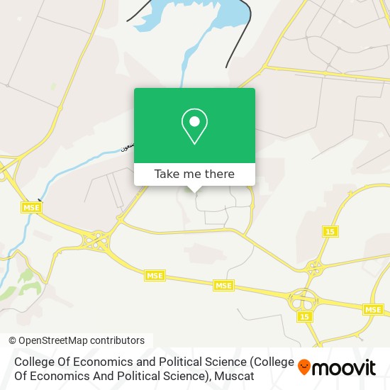 College Of Economics and Political Science map