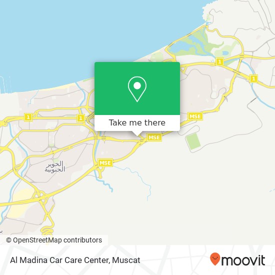 Al Madina Car Care Center map