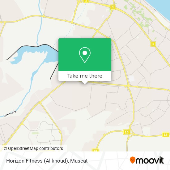 Horizon Fitness  (Al khoud) map