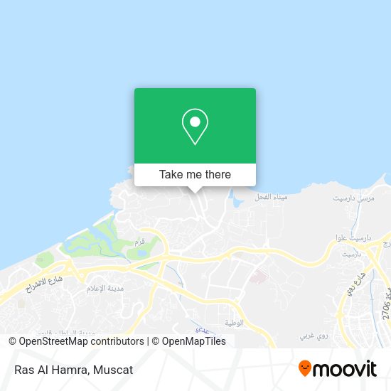 Ras Al Hamra map