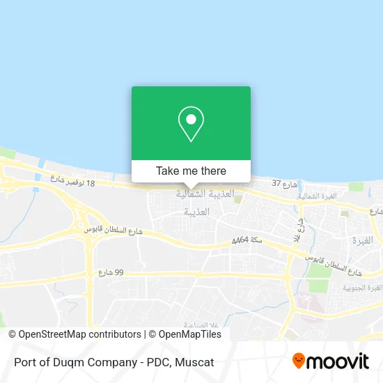 Port of Duqm Company - PDC map