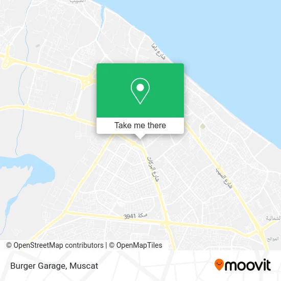 Burger Garage map