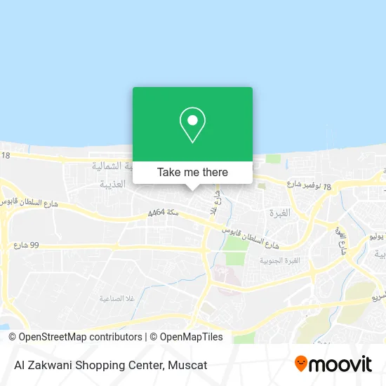 Al Zakwani Shopping Center map