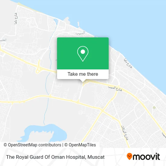 The Royal Guard Of Oman Hospital map