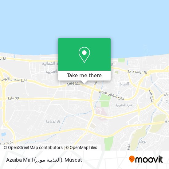 Azaiba Mall (العذيبة مول) map