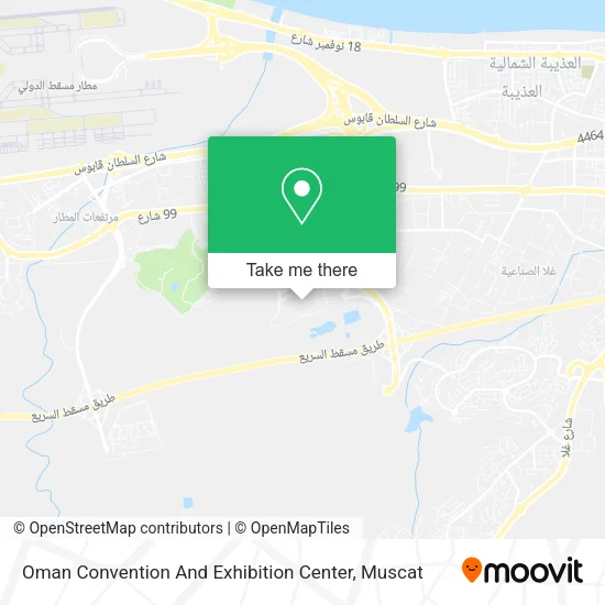 Oman Convention  And Exhibition Center map