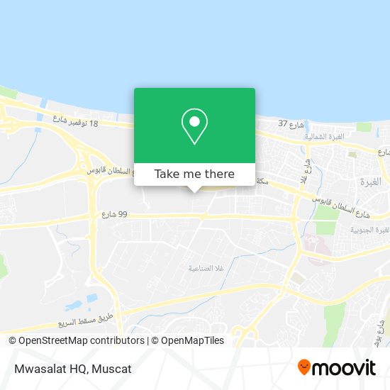 Mwasalat HQ map