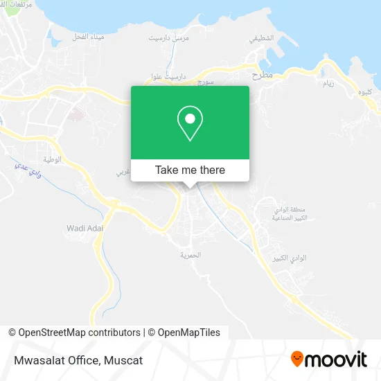 Mwasalat Office map