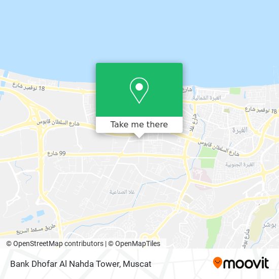 Bank Dhofar Al Nahda Tower map