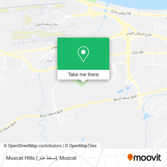 Muscat Hills (مسقط هيلز) map
