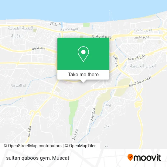 sultan qaboos gym map