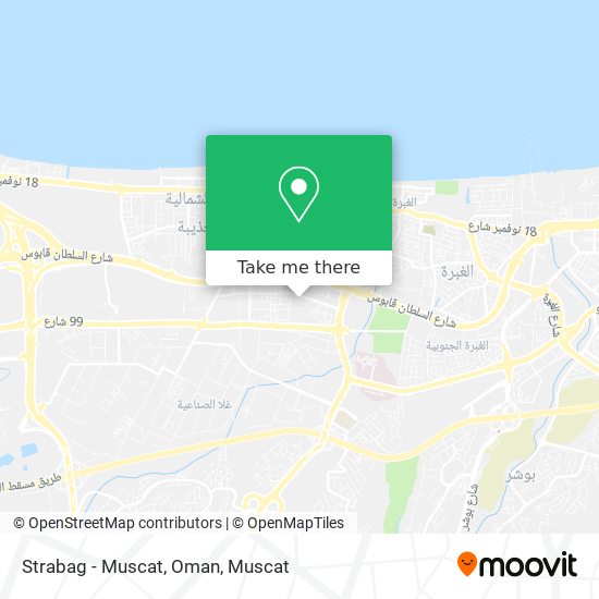 Strabag - Muscat, Oman map