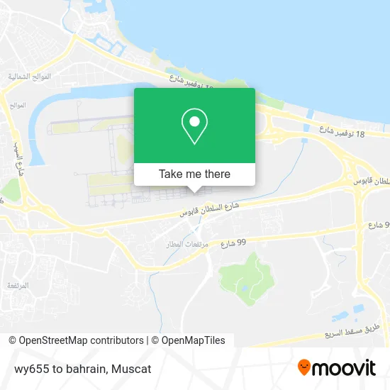 wy655 to bahrain map