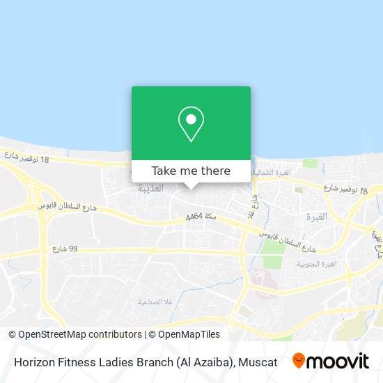 Horizon Fitness Ladies Branch (Al Azaiba) map