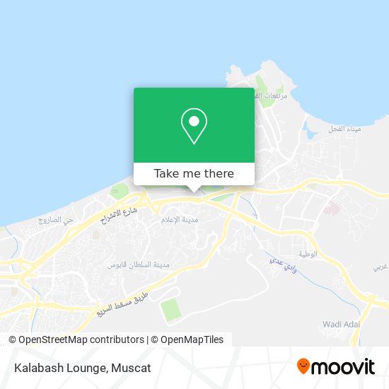 Kalabash Lounge map