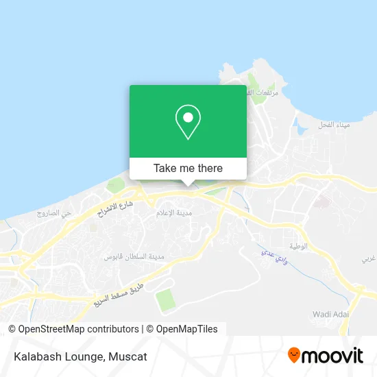 Kalabash Lounge map