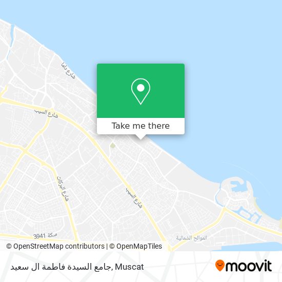 جامع السيدة فاطمة ال سعيد map