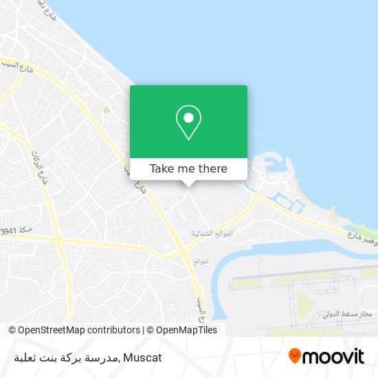 مدرسة بركة بنت ثعلبة map