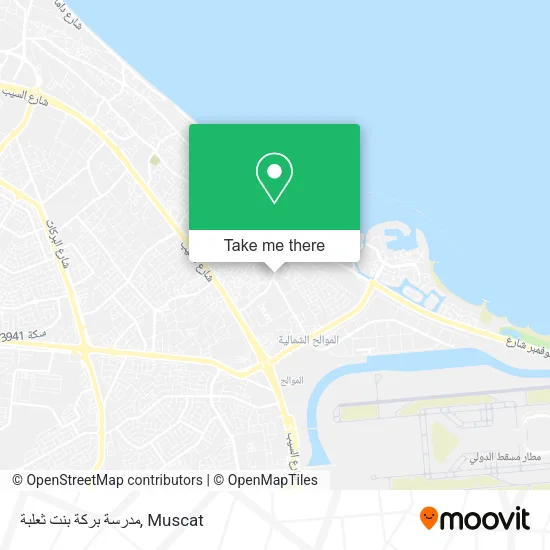 مدرسة بركة بنت ثعلبة map